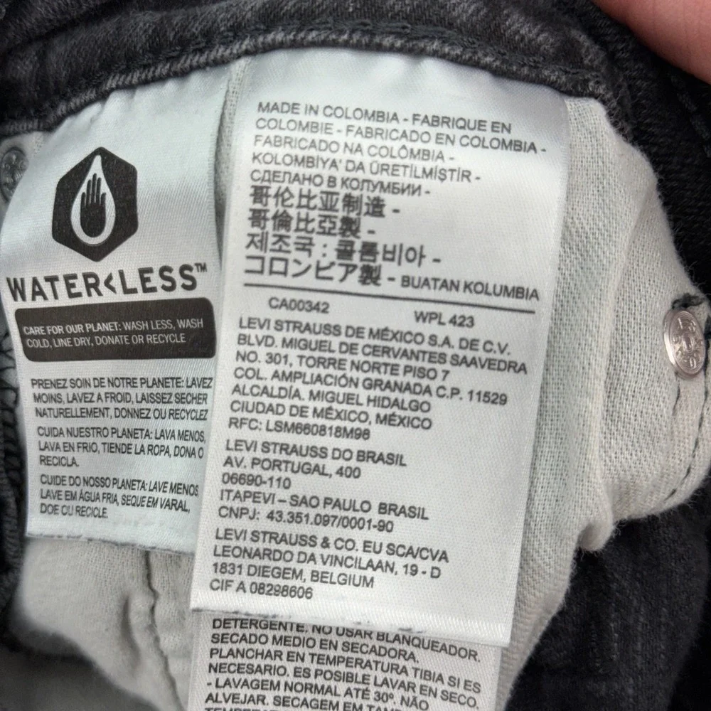 Levi's 559 Relaxed Straight Jeans Mens‎ 31x32 Gray WaterLess Denim 00559-0239